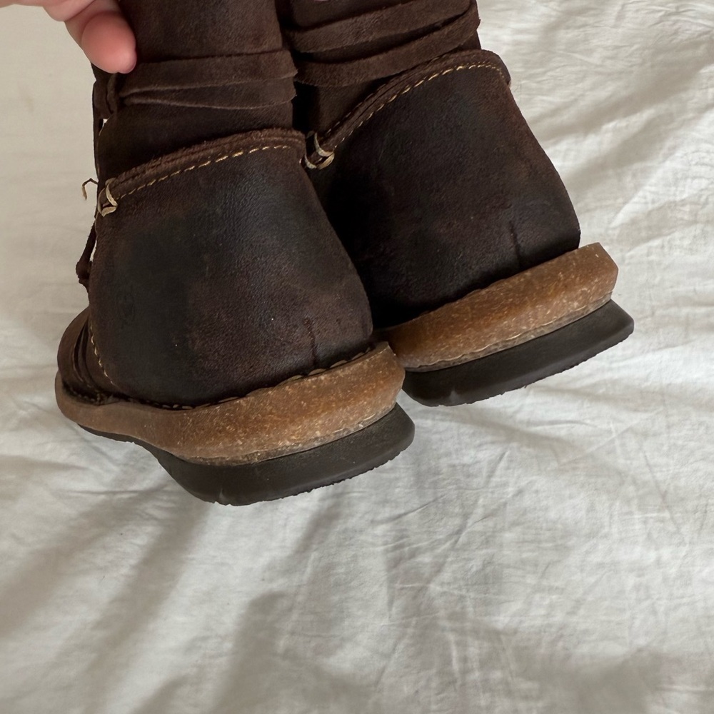 Born Brown Leather Boots - Picture 3 of 10